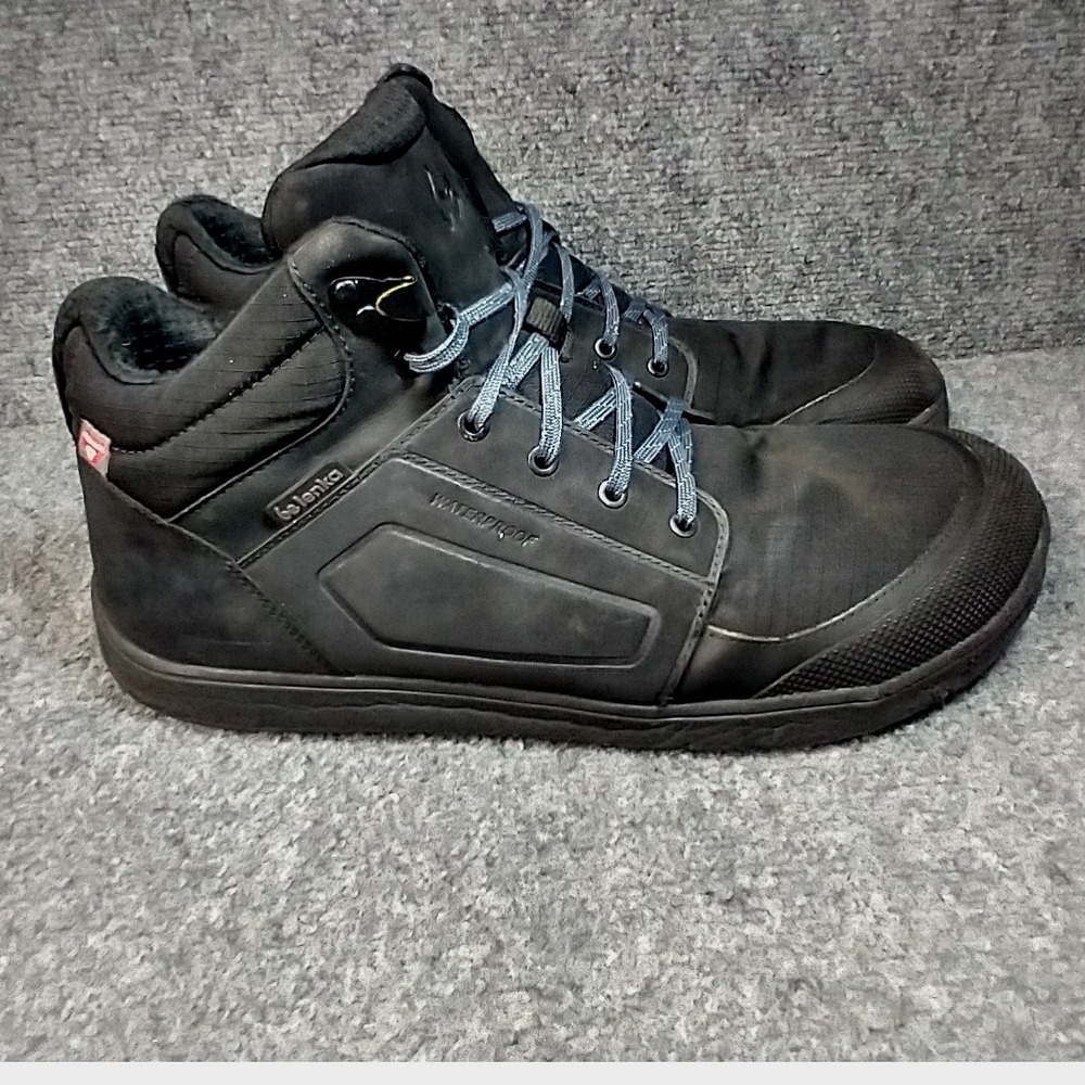 Be Lenka Arctic Edge Boots Men 13 Black Barefoot Insulated Waterproof Hiking
